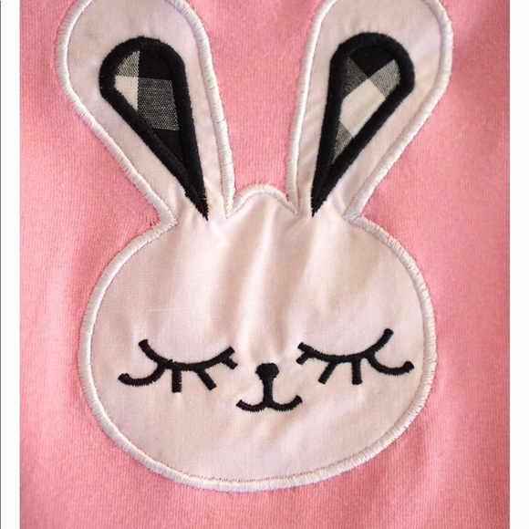 Pink Easter Bunny plaid & lace dress 🐰 - Picture 3 of 4